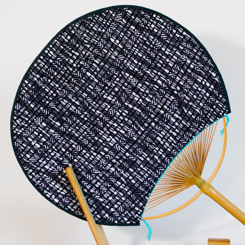 房州うちわ 中万月型「いなせ」