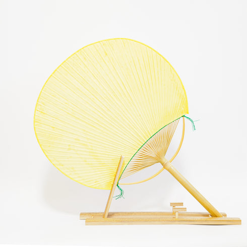 【追風】房州うちわ 大万月型「陽だまり」