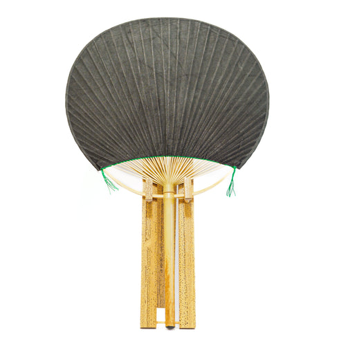 【追風】房州うちわ 中万月型「宵闇」