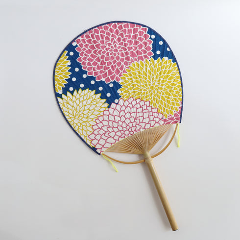 房州うちわ 玉子型「大菊」
